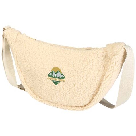 Bear GRS-recycelte Sherpa Gürteltasche 3 L, natur bedrucken, Art.-Nr. 12077406
