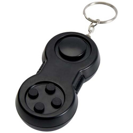 Fidgix Controller Fidget Schlüsselanhänger, schwarz bedrucken, Art.-Nr. 12634490