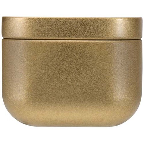 Tindra Quadratische Zinnkerze mit Vanille Duft, gold bedrucken, Art.-Nr. 12635214
