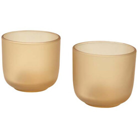 Mal 200 ml Glasbecher – 2er-Set, Oatmeal bedrucken, Art.-Nr. 12640007