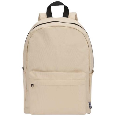 Byron 14" GRS-recycelter City Laptop Rucksack 14 L, Oatmeal bedrucken, Art.-Nr. 13009607
