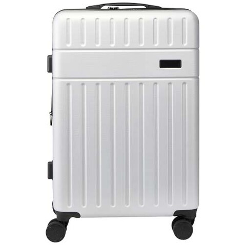 Rover 24" GRS-recycelter, erweiterbarer Trolley 70 L, silber bedrucken, Art.-Nr. 13009781