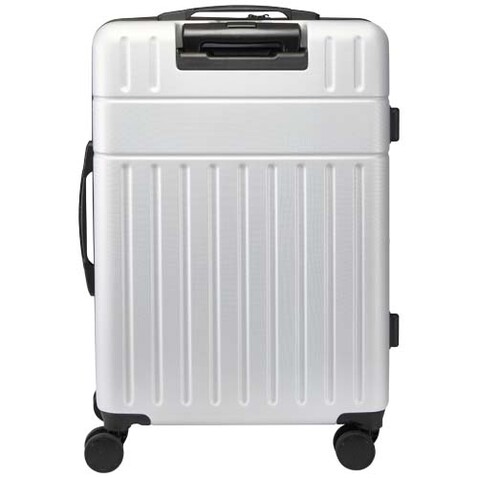 Rover 24" GRS-recycelter, erweiterbarer Trolley 70 L, silber bedrucken, Art.-Nr. 13009781