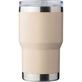 Reise-Thermobecher Ayen | Recycelter Edelstahl | 350 ml | Keramikbeschichtung – beige bedrucken, Art.-Nr. 357999999_1267375