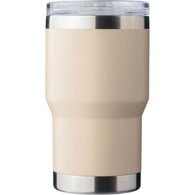 Reise-Thermobecher Ayen | Recycelter Edelstahl | 350 ml | Keramikbeschichtung – beige bedrucken, Art.-Nr. 357999999_1267375