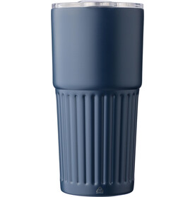 Recycelter doppelwandiger Trinkbecher aus Edelstahl (500 ml) Kael – Blau bedrucken, Art.-Nr. 005999999_1267378