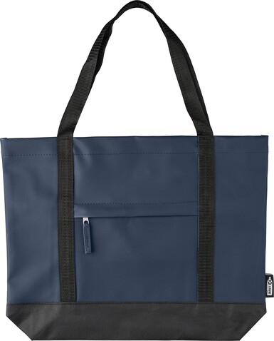 Strandtasche Lumi | Recycelt | 10 l – Blau bedrucken, Art.-Nr. 005999999_1267403