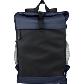 Roll-Top-Rucksack Yani | Recycelt | Wasserabweisend – Blau bedrucken, Art.-Nr. 005999999_1267404