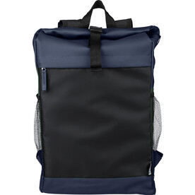 rPET-Polyester (600D) Rolltop-Rucksack Yani – Blau bedrucken, Art.-Nr. 005999999_1267404