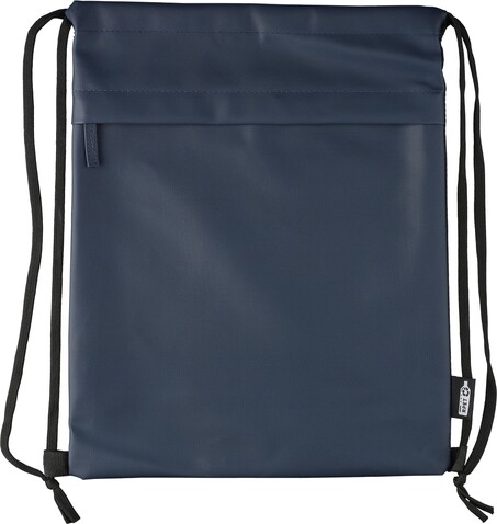 Turnbeutel Auri | Recycelt | 8 l – Blau bedrucken, Art.-Nr. 005999999_1267405