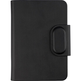 Recycelter PU-Reisepasshalter Mavi – Schwarz bedrucken, Art.-Nr. 001999999_1267659