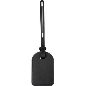 Recycelter PU-Gepäckanhänger Isen – Schwarz bedrucken, Art.-Nr. 001999999_1267660