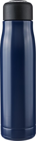 Doppelwandige Trinkflasche aus recyceltem Edelstahl (500 ml) Solene – Blau bedrucken, Art.-Nr. 005999999_1267777