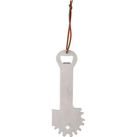 Grillreiniger mit Flaschenöffner Elara – Silber bedrucken, Art.-Nr. 032999999_1267783