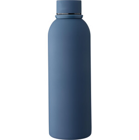 Recycelte doppelwandige Trinkflasche aus Edelstahl 500 ml Sena – Blau bedrucken, Art.-Nr. 005999999_1267809