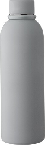 Doppelwandige Trinkflasche aus recyceltem Edelstahl (500 ml) Sena – Grau bedrucken, Art.-Nr. 003999999_1267809 Doppelwandige Trinkflasche aus recyceltem Edelstahl (500 ml) Sena – Grau bedrucken, Art.-Nr. 003999999_1267809