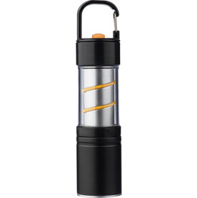 Taschenlampe Vela | COB | Aufladbar – Schwarz bedrucken, Art.-Nr. 001999999_1267908
