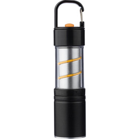 Taschenlampe Vela | COB | Aufladbar – Schwarz bedrucken, Art.-Nr. 001999999_1267908