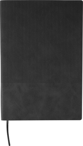 Notizbuch Elian | Recyceltes Kunstleder | A5 | Liniert – Schwarz bedrucken, Art.-Nr. 001999999_1274007 Notizbuch Elian | Recyceltes Kunstleder | A5 | Liniert – Schwarz bedrucken, Art.-Nr. 001999999_1274007