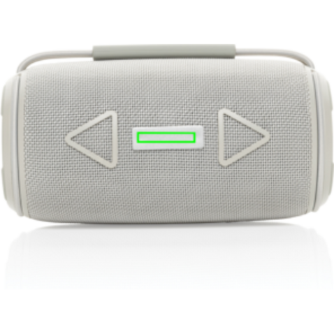 Prisma 16W IPX4 Speaker aus RCS rec. rPET grau bedrucken, Art.-Nr. P331.1419