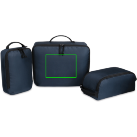 Renew AWARE™ rPET 3-teiliges Packing-Cube-Set navy blau bedrucken, Art.-Nr. 101038-410 Renew AWARE™ rPET 3-teiliges Packing-Cube-Set navy blau bedrucken, Art.-Nr. 101038-410
