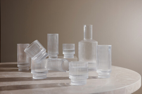VINGA York Tumbler, 4-tlg. Set transparent bedrucken, Art.-Nr. V4330900