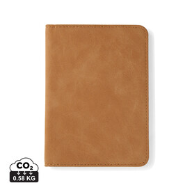 VINGA Bosler RCS RFID Passport-Cover braun bedrucken, Art.-Nr. V8200509 VINGA Bosler RCS RFID Passport-Cover braun bedrucken, Art.-Nr. V8200509
