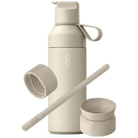 Ocean Bottle 500 ml 3 in 1 Set, Sandstone bedrucken, Art.-Nr. 11318506