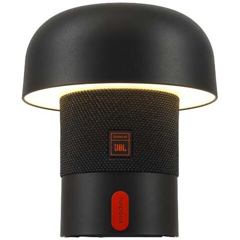 Kooduu Sensa Play Mini Tragbarer JBL Lautsprecher mit Leuchte, anthrazit bedrucken, Art.-Nr. 12445184
