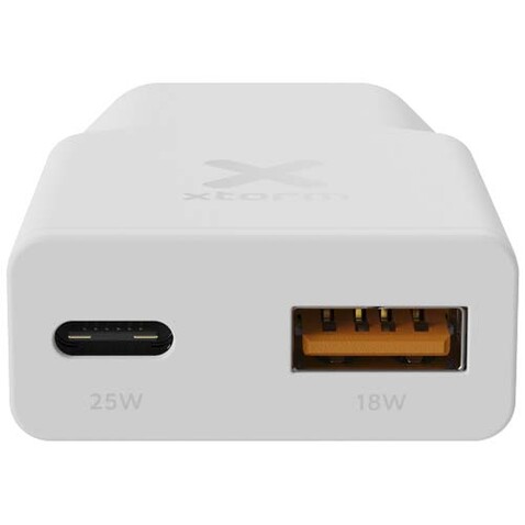 Xtorm XG2SL025 Go2 SlimLine 25W Ladegerät, weiss bedrucken, Art.-Nr. 12447501