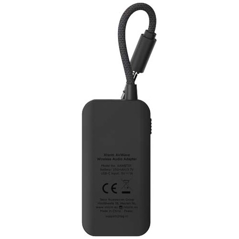 Xtorm XAWBT01 AirWave kabelloser Audio Adapter, schwarz bedrucken, Art.-Nr. 12447690