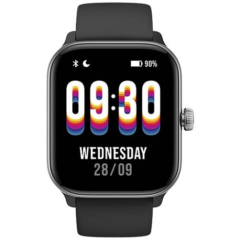 Prixton SWB32 Alexa Smartwatch, schwarz bedrucken, Art.-Nr. 2PA18090
