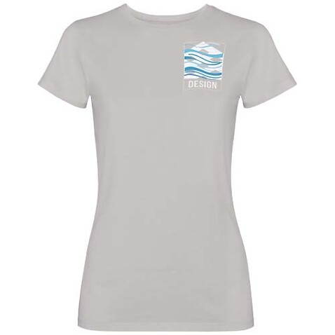 Fiyi T-Shirt für Damen, grau bedrucken, Art.-Nr. R2201E15 Fiyi T-Shirt für Damen, grau bedrucken, Art.-Nr. R2201E15
