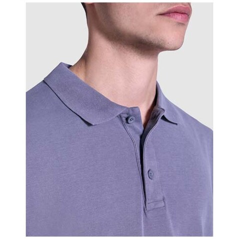 Cobain Poloshirt Unisex, grau bedrucken, Art.-Nr. R2202E14 Cobain Poloshirt Unisex, grau bedrucken, Art.-Nr. R2202E14
