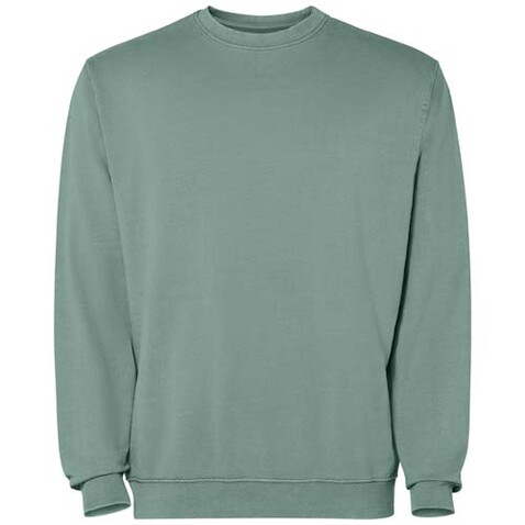 Jaya Pullover mit Rundhalsausschnitt Unisex, dunkelgrün bedrucken, Art.-Nr. R2203E51 Jaya Pullover mit Rundhalsausschnitt Unisex, dunkelgrün bedrucken, Art.-Nr. R2203E51