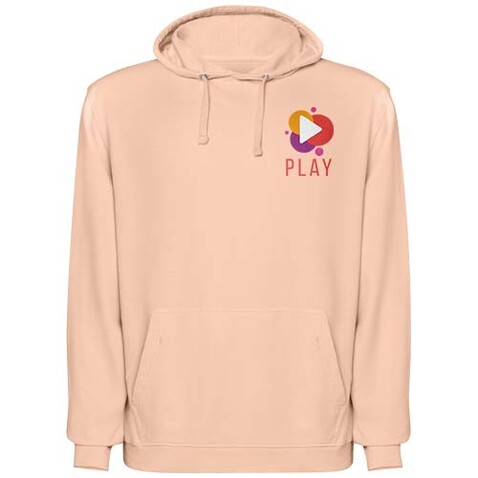 Kenia Kapuzenpullover Unisex, hellorange bedrucken, Art.-Nr. R2204E43