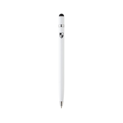 Eleganter Metallstift weiß bedrucken, Art.-Nr. P610.943