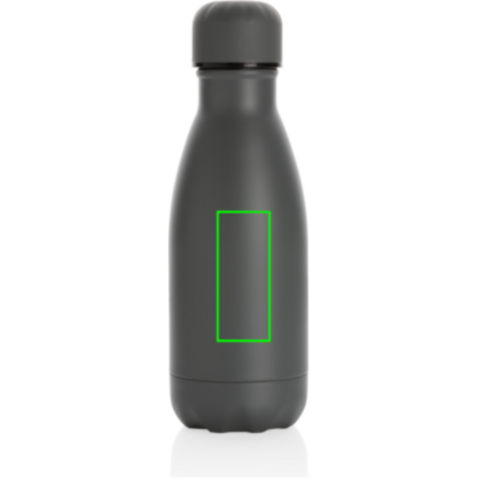 Solid Color Vakuum Stainless-Steel Flasche 260ml grau bedrucken, Art.-Nr. P436.962 Solid Color Vakuum Stainless-Steel Flasche 260ml grau bedrucken, Art.-Nr. P436.962