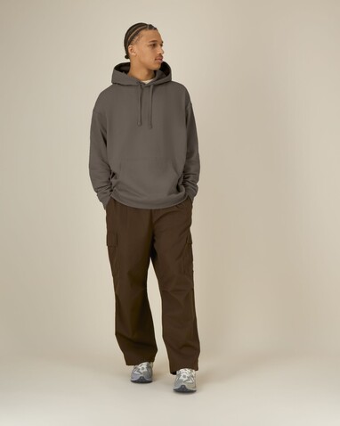 Slammer 2.0 - Der Oversized Unisex-Hoodie - Mocha - L bedrucken, Art.-Nr. STSU209C1351L