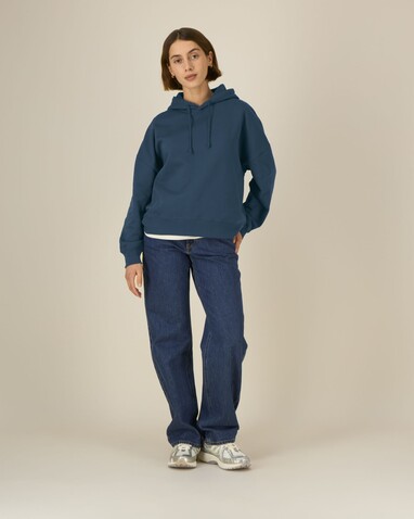 Stella Nora - Der Iconic Damen-Hoodie - Deep Teal - XL bedrucken, Art.-Nr. STSW213C1361X