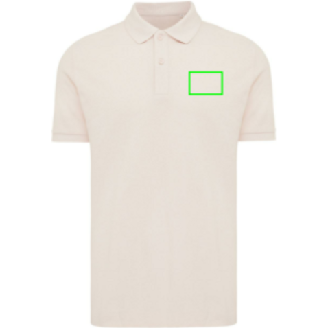 IQONIQ Yosemite Piqué-Poloshirt aus recycelter Baumwolle cloud pink bedrucken, Art.-Nr. T9200.039.L
