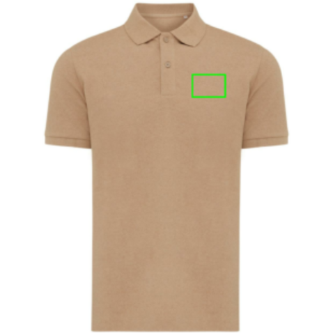 IQONIQ Yosemite Piqué-Poloshirt aus recycelter Baumwolle heather brown bedrucken, Art.-Nr. T9200.017.L IQONIQ Yosemite Piqué-Poloshirt aus recycelter Baumwolle heather brown bedrucken, Art.-Nr. T9200.017.L