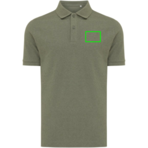 IQONIQ Yosemite Piqué-Poloshirt aus recycelter Baumwolle heather green bedrucken, Art.-Nr. T9200.015.XXXL IQONIQ Yosemite Piqué-Poloshirt aus recycelter Baumwolle heather green bedrucken, Art.-Nr. T9200.015.XXXL