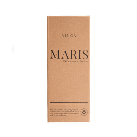 VINGA Maris Tischleuchte aus RCS recyceltem ABS grau bedrucken, Art.-Nr. V5130019 VINGA Maris Tischleuchte aus RCS recyceltem ABS grau bedrucken, Art.-Nr. V5130019