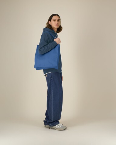 Mid Tote Bag - Das mittelschwere gewebte Tote Bag - Mindful Blue - OS bedrucken, Art.-Nr. STAU116C729OS
