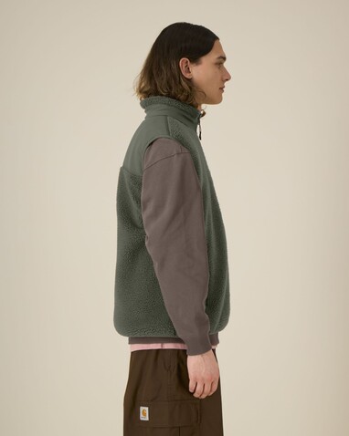 Liner - Die Unisex-Sherpaweste - Khaki - 3XL bedrucken, Art.-Nr. STJU249C2233X