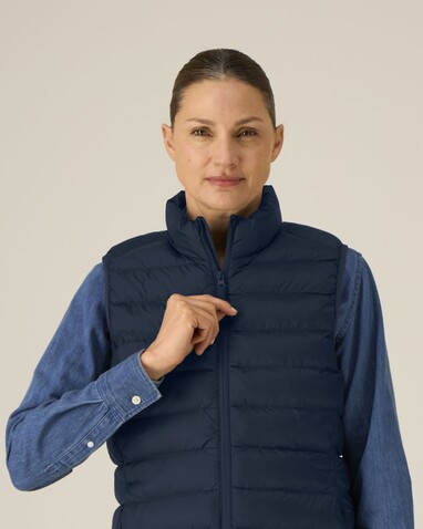 Stella Climber 2.0 - Die Damen-Weste - French Navy - XL bedrucken, Art.-Nr. STJW190C7271X