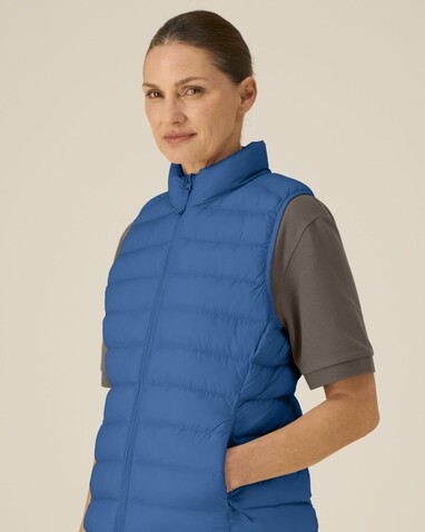 Stella Climber 2.0 - Die Damen-Weste - Mindful Blue - XS bedrucken, Art.-Nr. STJW190C729XS