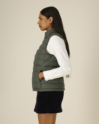 Stella Climber 2.0 - Die Damen-Weste - Khaki - XL bedrucken, Art.-Nr. STJW190C2231X Stella Climber 2.0 - Die Damen-Weste - Khaki - XL bedrucken, Art.-Nr. STJW190C2231X