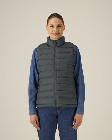 Stella Climber 2.0 - Die Damen-Weste - Anthracite - XS bedrucken, Art.-Nr. STJW190C253XS